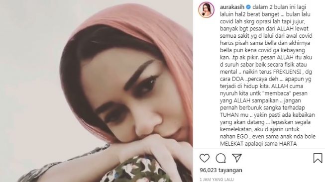 Unggahan Aura Kasih [Instagram/@aurakasih]