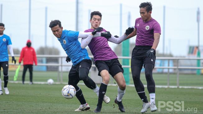 Timnas U-19 Jalani Internal Game, Shin Tae-yong Cek Kondisi Pemain