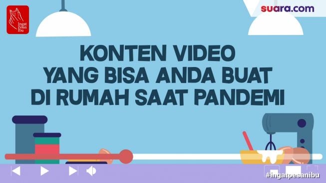 Videografis: Ide Konten Video yang Bisa Dikerjakan di Rumah saat Pandemi