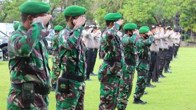 Begini Kesiapan Polres Karangasem dan TNI Kawal Vaksi Covid-19