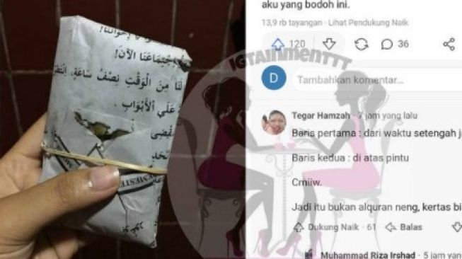 Tempe Dibungkus Tulisan Arab Heboh, Yang Bungkus Dituding Tak Punya Otak