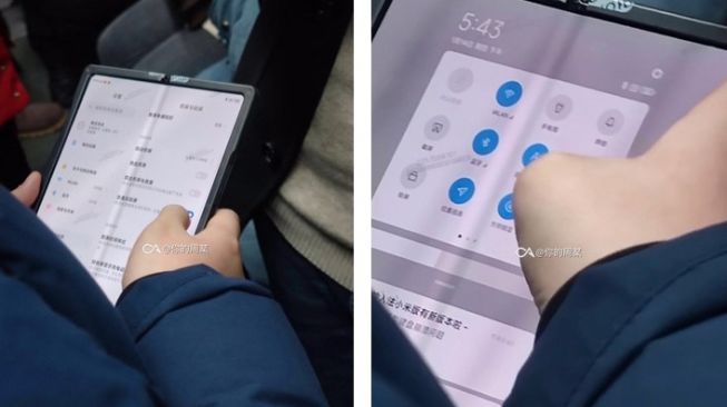 Smartphone layar lipat buatan Xiaomi telah menunjukkan penampakannya.[MyFixGuide]