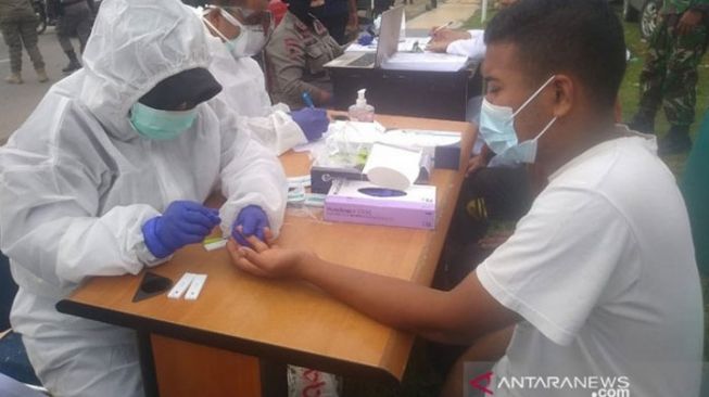 Terjaring Operasi Yustisi, Puluhan Warga Jalani Rapid Test