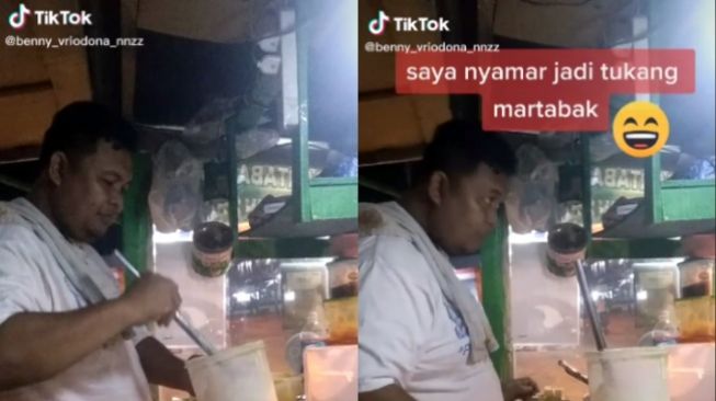 Viral Polisi Menyamar Jadi Penjual Martabak, Publik: Keburu Buka Cabang Nih. (benny_vriodona_nnzz)