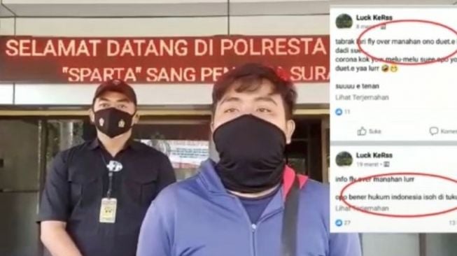 Ditangkap Polisi Usai Sebar Hoax Kasus Flyover Manahan, Pria Ini Minta Maaf