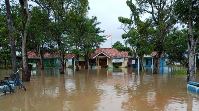 Sungai Kayan Meluap, Jalan hingga Sawah di Tanjung Selor Terendam Banjir
