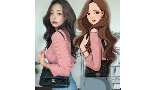 Vlogger Tiru Makeup Karakter Ju Kyung di True Beauty, Hasilnya Mirip Banget