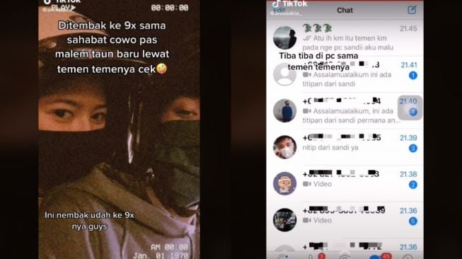 Viral Dapat Pernyataan Cinta dari Sahabat Sampai 9 Kali (tiktok.com/@annisakia_)