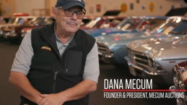 Dana Mecum, pemilik badan lelang Mecum Auctions [YouTube Muscle Car City].