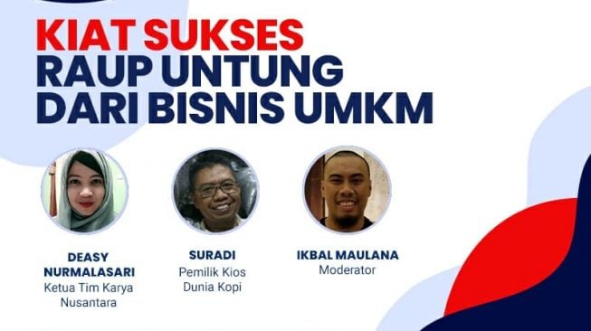 Webinar Kiat Sukses Raup Untung dari Bisnis UMKM.