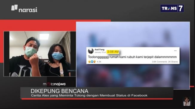 Kisah Korban Reruntuhan Rumah Gempa Mamuju, Selamat Berkat Status Facebook