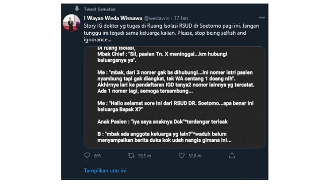 Pilu! Dalam Sehari, Anak Tunggal Ini Kehilangan Ayah - Ibu Akibat Covid-19