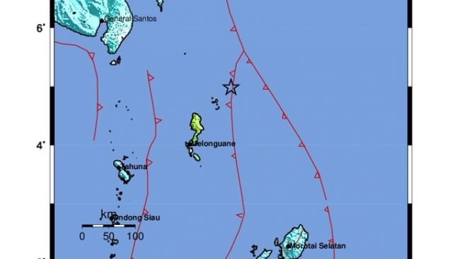 Sebuah Gereja dan RSUD Rusak Akibat Gempa M7,0 di Kepulauan Talaud