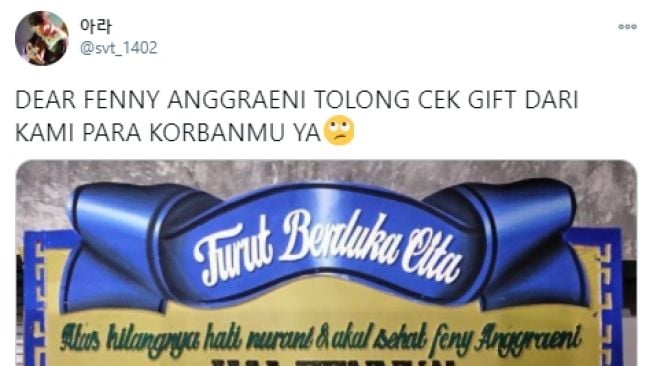 Viral Karangan Bunga Berisi Pesan Menohok: Kamu Kemanakan Rp 300 Juta Kami?