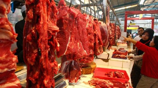 Harga Daging Sapi di Pasar Baros hingga 20 Januari 2021 Terpantau Normal