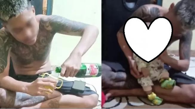 Viral Bayi 4 Bulan Dicekoki Bir Saat Pesta Miras Perekam Malah Tertawa Suara Batam