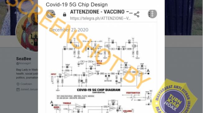 CEK FAKTA: Benarkah Vaksin Covid-19 Dipasangi Chip 5G?