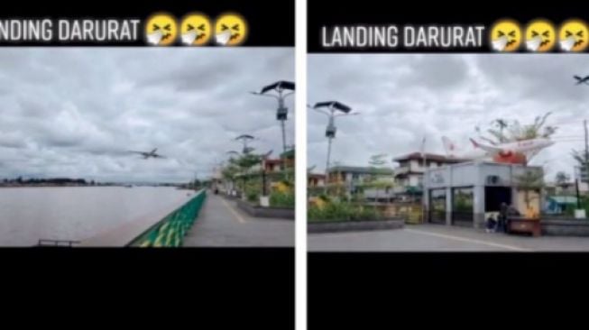 Bikin Konten Pesawat Landing Darurat, Pengguna TikTok Dihujat Warganet