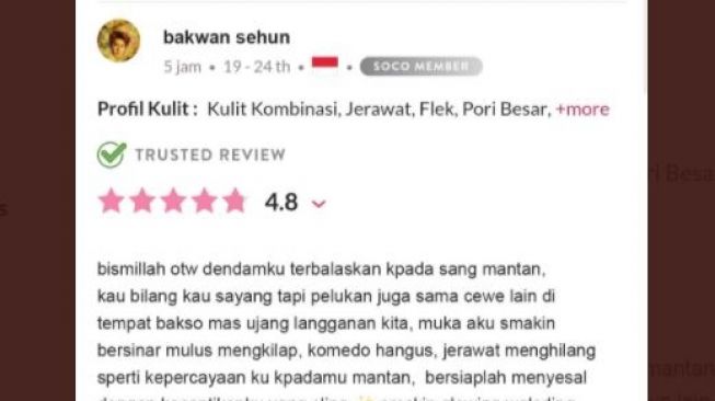 Niat Balas Dendam ke Mantan, Wanita Ini Bikin Ngakak saat Beli Skincare