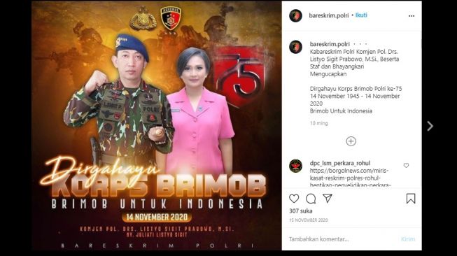 Profil Diana Sigit, Sisi Lain Istri Listyo Sigit Prabowo