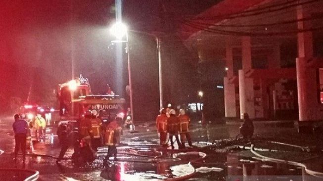 5 Ledakan Guncang Kawasan di Seputar SPBU Margomulyo Surabaya