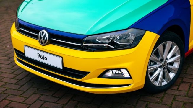 VW Polo Harlequin atau VW Polo Harlekin dalam bahasa Belanda, awalnya digunakan untuk menandai bagian-bagian mobil dalam hal pemasarannya [volkswagen.nl]