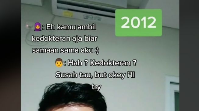 Ikut Gebetan Masuk Kedokteran, Kisah Cinta Pria Ini Malah Berujung Nyesek