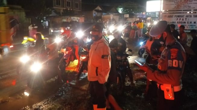 Banjir Surut, Jalur Arah Pringsewu-Bandar Lampung Bisa Dilalui Kendaraan
