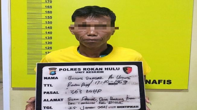 Setiap Hari Main Judi di Rokan Hulu, Untung dan 3 Rekannya Dibekuk Polisi