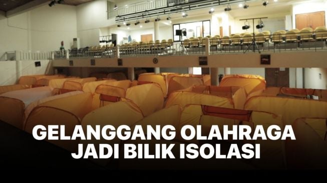 Melihat Persiapan GOR Jakpus yang Disulap Jadi Bilik Isolasi