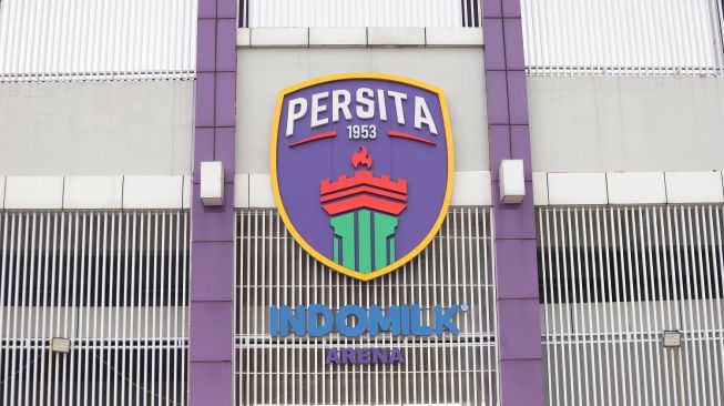 Stadion Sport Center Kelapa Dua Tangerang berubah nama menjadi Indomilk Arena (dok. Persita).