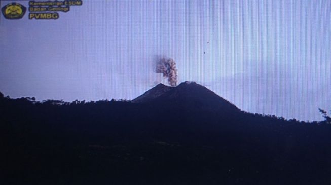 Gunung Sinabung Erupsi, Tinggi Kolom Abu Mencapai 500 Meter