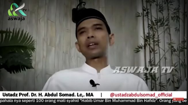 Ustaz Abdul Somad soal banyaknya bencana di Indonesia (YouTube/AswajaTV).