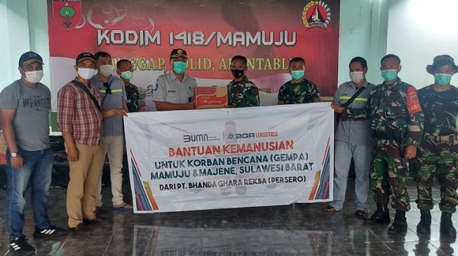 BGR Logistics Salurkan Bantuan untuk Korban Bencana Sulbar