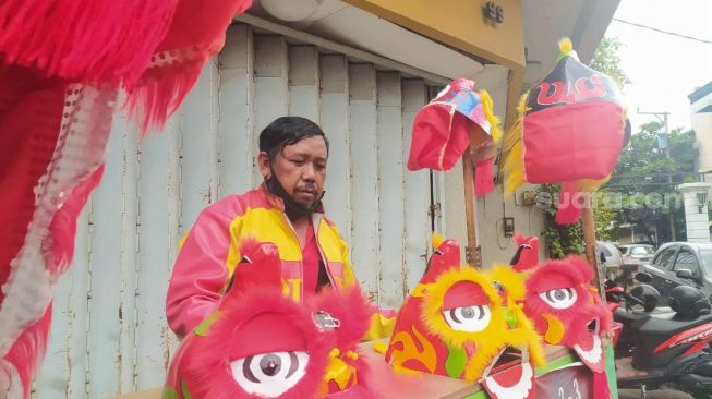 Miris! Nasib Penjual Barongsai di Semarang, Seminggu Hanya Laku 2 Biji