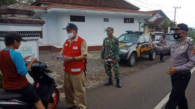 PPKM di Ciamis Diperpanjang, Operasi Yustisi Serentak Di Rajadesa