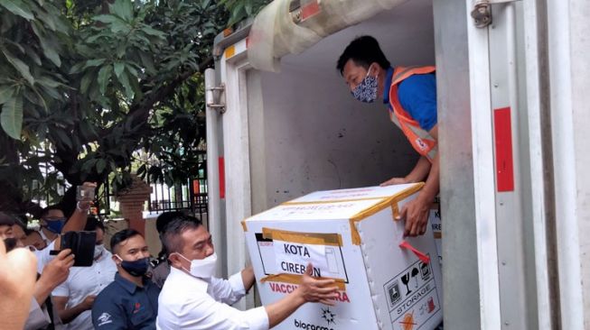 Vaksin Covid-19 Sinovac Tiba di Kota Cirebon, Begini Pembagiannya
