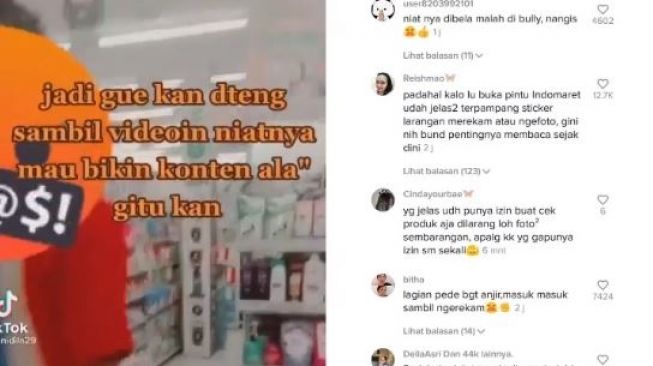 Kesal Ditegur Pegawai Minimarket, Wanita Ini Malah Kena Hujat Warganet