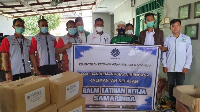 Kesekian Kalinya, Kemnaker Kirim Bantuan untuk Korban Bencana