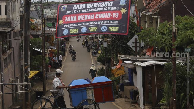 Jakarta Masuki Fase Genting, Ini Sebaran RT/RW Zona Merah di DKI