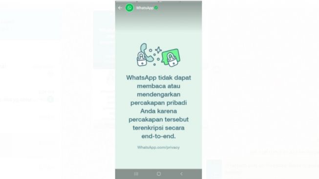 WhatsApp berikan update lewat status. [Screenshot/Lintang Siltya Utami]