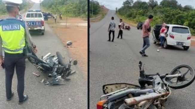 Kecelakaan Maut di Stadion Dompak, Pengendara Motor Sampai Terbanting