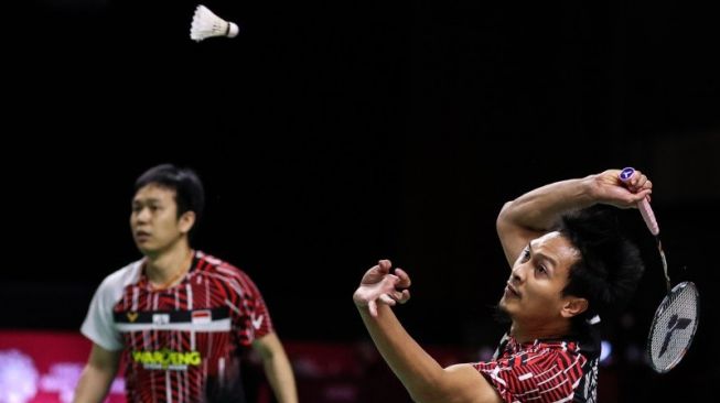 Hasil Kejuaraan Asia 2022: Hendra/Ahsan Kalah Mengejutkan dari Wakil China Non Unggulan