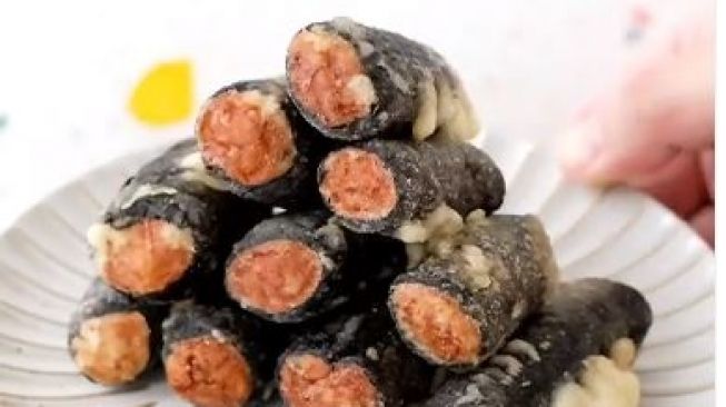 Resep Seaweed Shrimp Roll, Dimsum Unik untuk Temani Akhir Pekan