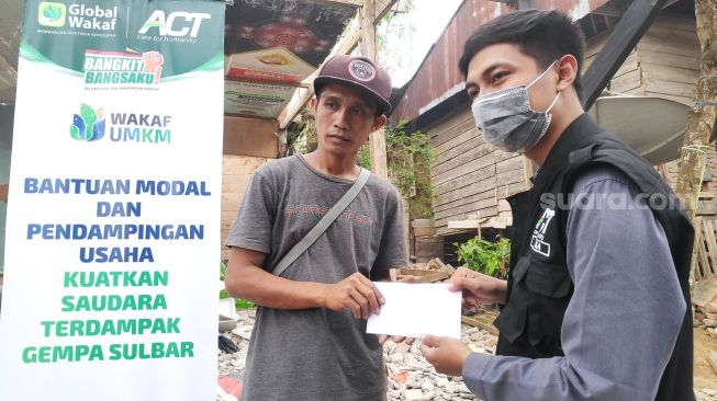 Bantu Pulihkan Ekonomi, ACT Bantu Modal Pelaku UMKM Terdampak Gempa Sulbar