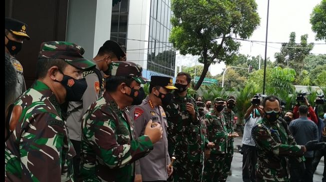 Ini Maksud Kapolri Temui Panglima TNI Hadi Tjahjanto