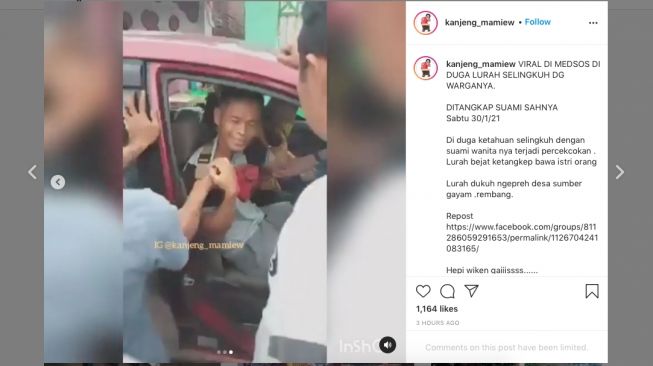 Viral! Oknum Lurah Ketahuan Selingkuh, Warganet: Kok Lurahnya Mau Sama Dia