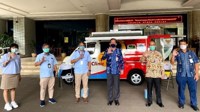 Mobil klinik Daihatsu dari basis Daihatsu Gran Max [PT ADM].