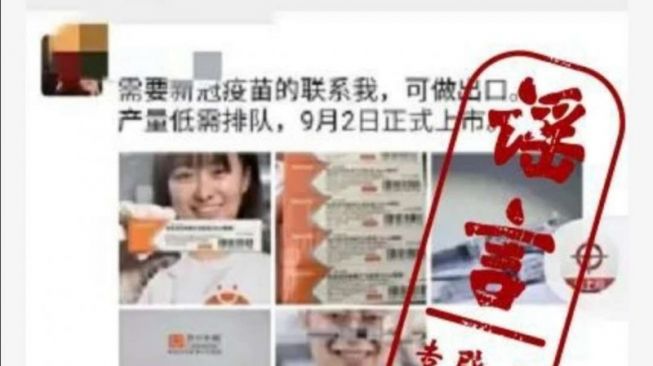 Vaksin Covid Palsu Isi Larutan Garam Beredar di China, 3.000 Dosis Disita