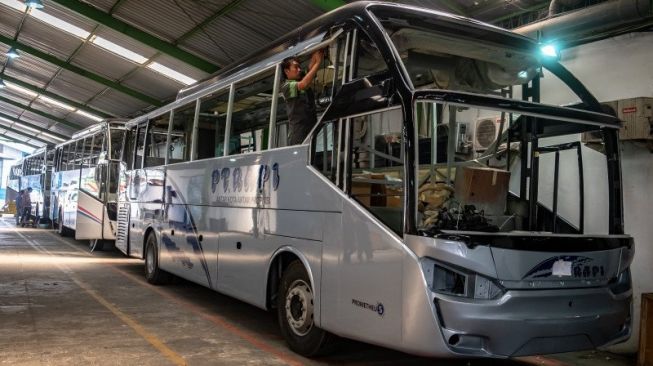 Industri Bus Nasional Bertahan di tengah Krisis Akibat Pandemi Covid-19
